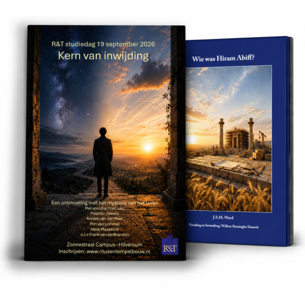 Combinatie deal: Studiedag Kern van inwijding en het boek "Wie is Hiram Abiff?"